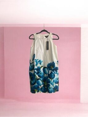 Andrea Jovine Ivory White Sleeveless Dress